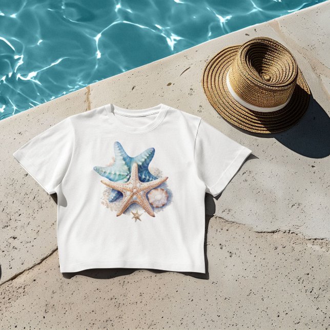 Camiseta Estrelas do mar, gráfico do mar (Criador carregado)