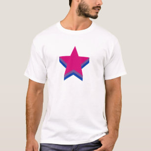 Camiseta Estrelas do orgulho da bissexualidade T-Shirt