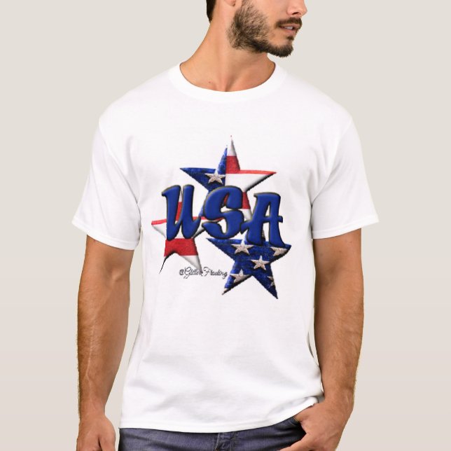 Camiseta Estrelas dos EUA (Frente)
