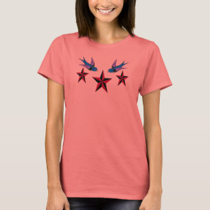Camiseta Estrelas e andorinhas