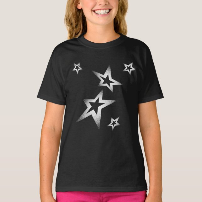 Camiseta Estrelas e brilho (Frente)
