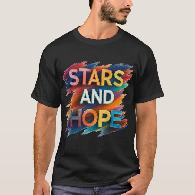 Camiseta Estrelas E Esperança (Frente)