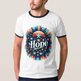 Camiseta Estrelas e Esperança