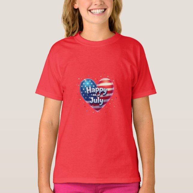 Camiseta Estrelas e Espírito de Stripes: Liberdade American (Frente)