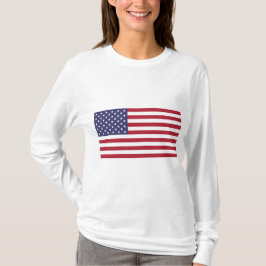 Camiseta Estrelas e faixas dos EUA