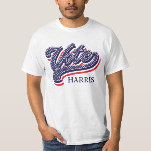 Camiseta Estrelas e faixas eleitorais personalizadas