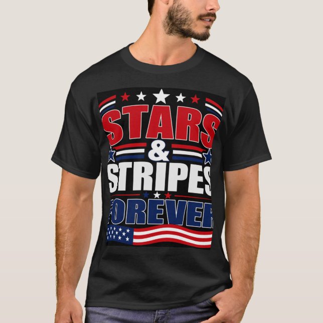 Camiseta Estrelas e Listras Para Sempre (Frente)