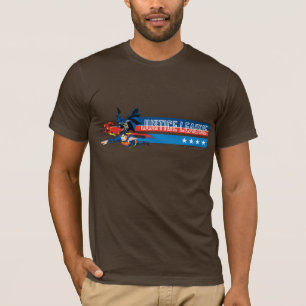 Camiseta Estrelas e Stripes da Liga da Justiça