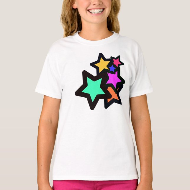 Camiseta Estrelas, Estrelas e Mais Estrelas! (Frente)