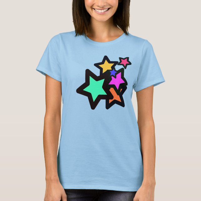 Camiseta Estrelas, Estrelas, Estrelas! (Frente)