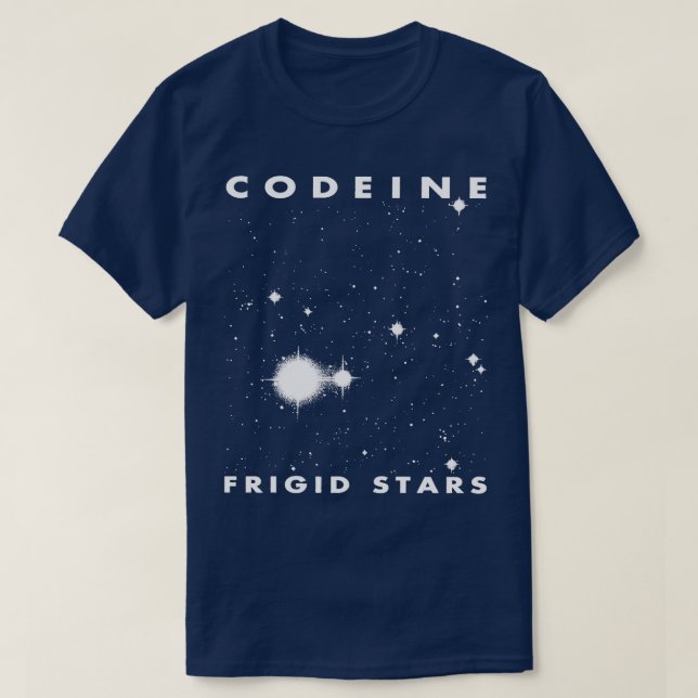 Camiseta Estrelas Frígidas Codeine (Frente do Design)