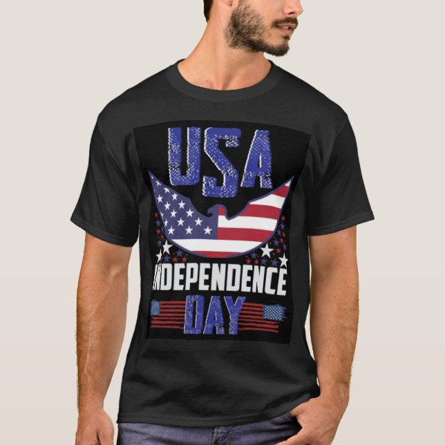 Camiseta Estrelas, Gretas e Liberdade: Dia da Independência (Frente)