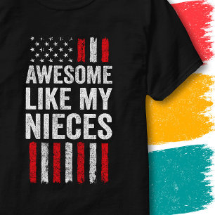 Camiseta Estrelas Listras da Bandeira Americana Incrível Co