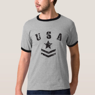 Camiseta Estrelas & listras dos EUA