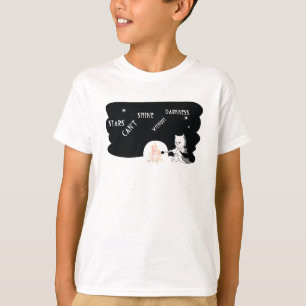 Camiseta Estrelas não brilham sem escuridão.