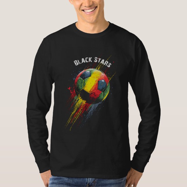 Camiseta estrelas negras (Frente)