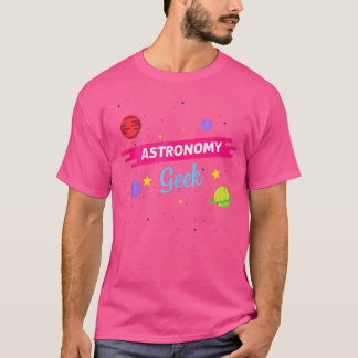 Camiseta Estrelas Planetas Galáxia Astronomia Geek
