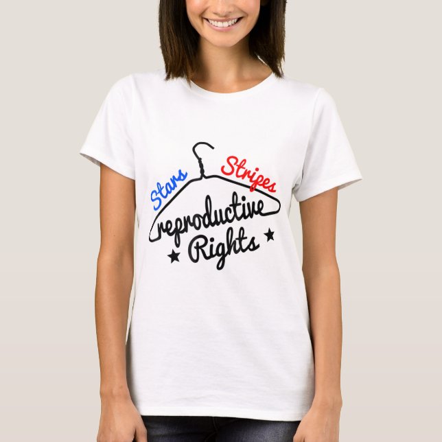 Camiseta Estrelas Strips Direitos Reprodutivos Casaco Hange (Frente)