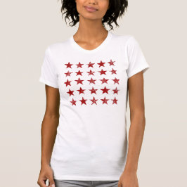 Camiseta Estrelas Vermelhas