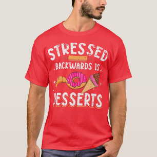 Camiseta Estressado para trás é ensrejado para catraca