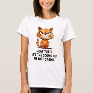 Camiseta Estresse Raiva, Gato Engraçado Memória De Estresse