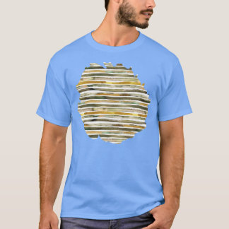 Camiseta Estrias de aquarela Verde Amarelo