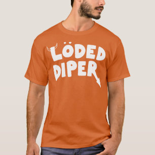 Camiseta Estripador carregado ligeiramente angustiado