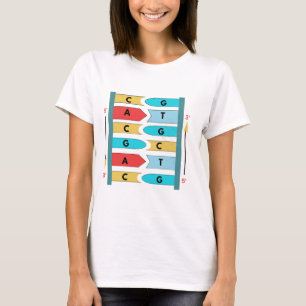 Camiseta Estrutura da Molécula de DNA, Presente de Ciência