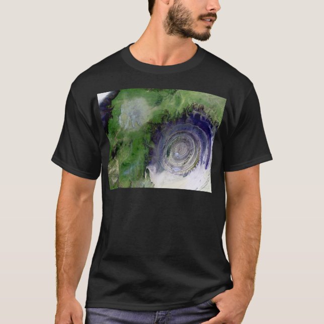 Camiseta Estrutura de Landsat 7 Richat (Frente)