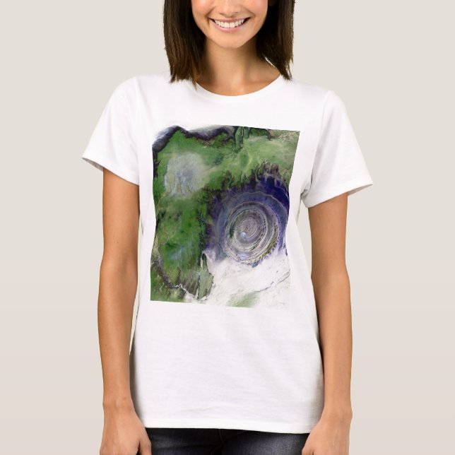 Camiseta Estrutura de Landsat 7 Richat (Frente)