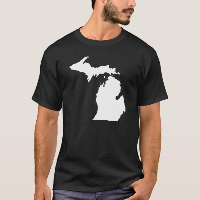 Camiseta Estrutura do Estado de Michigan (Frente)