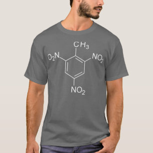 Camiseta Estrutura Química do Trinitrotolueno TNT