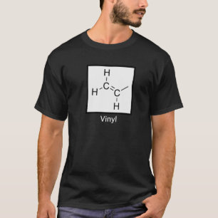 Camiseta Estrutura química do vinil