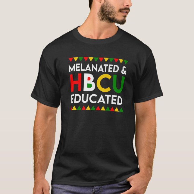 Camiseta Estudante da Universidade de Black University HBCU (Frente)