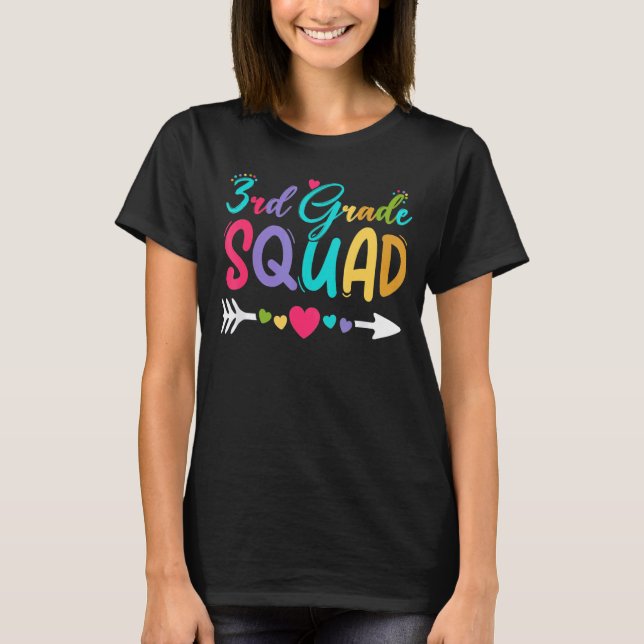 Camiseta Estudante de 3º grau do 3º grau na Praça (Frente)