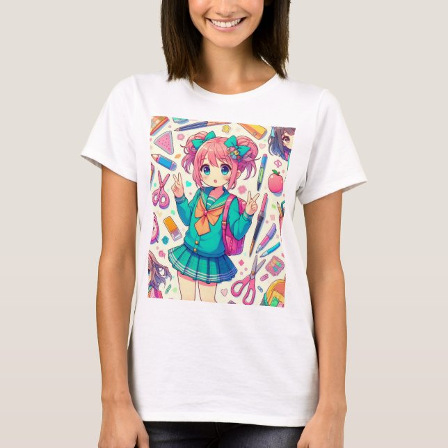Camiseta estudante de animação (Frente)