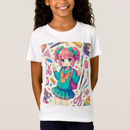 Camiseta estudante de animação