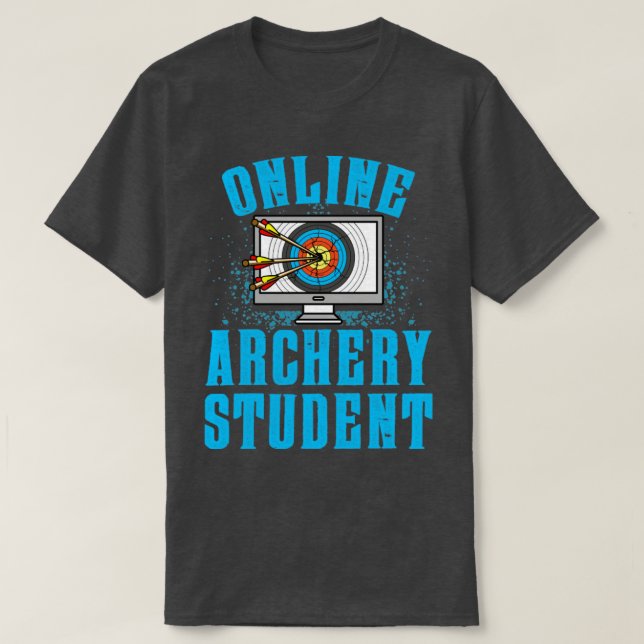 Camiseta Estudante de Arquivo Online (Frente do Design)