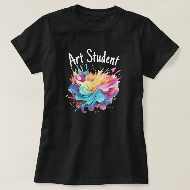 Camiseta Estudante de Arte (Frente do Design)