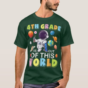 Camiseta Estudante de astronauta do 4º ano da Escola de Vol