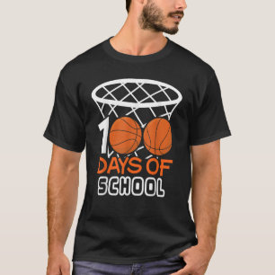 Camiseta Estudante de Ball Sport 100º Dia de Basquete 100 D
