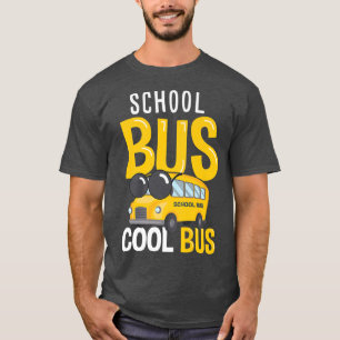 Camiseta Estudante de Barramento Escolar Primário - Bus Dri