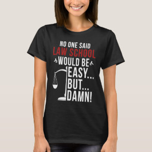 Camiseta Estudante de Direito da Faculdade de Direito Advog