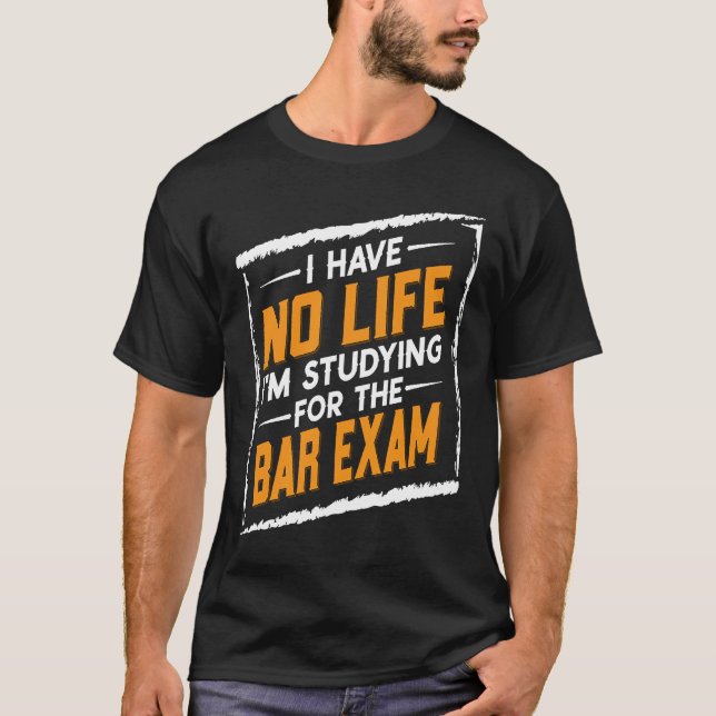 Camiseta Estudante De Direito Não Tenho Vida Que Estou Estu (Frente)