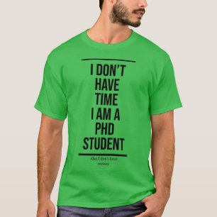 Camiseta Estudante de doutorado 3 1
