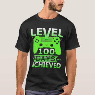 Camiseta Estudante De Jogos De Vídeo 100º Dia Professor 1