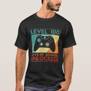 Camiseta Estudante De Jogos De Vídeo 100º Dia Professor 1