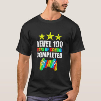 Camiseta Estudante De Jogos De Vídeo 100º Dia Professor 100