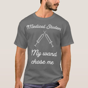 Camiseta Estudante de Medicina Minha varinha me escolheu 1