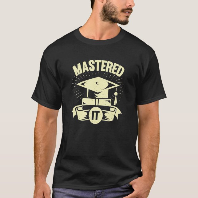 Camiseta Estudante De Mestrado Em Ti (Frente)